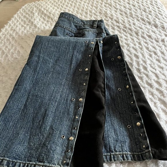 Harley Davis women’s jeans with matching tank top. Preowned - Picture 6 of 12